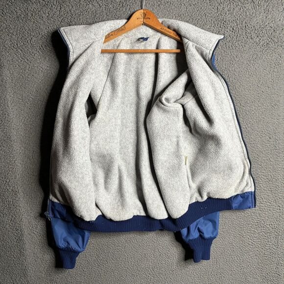 Vtg Patagonia Jacket Medium Fleece Lined Bomber Jacket Full Zip 90s USA Made - Picture 3 of 15